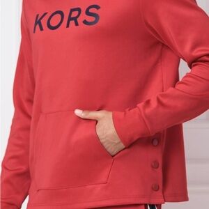 Michael Kors Red Sweatshirt Hoodie Casual